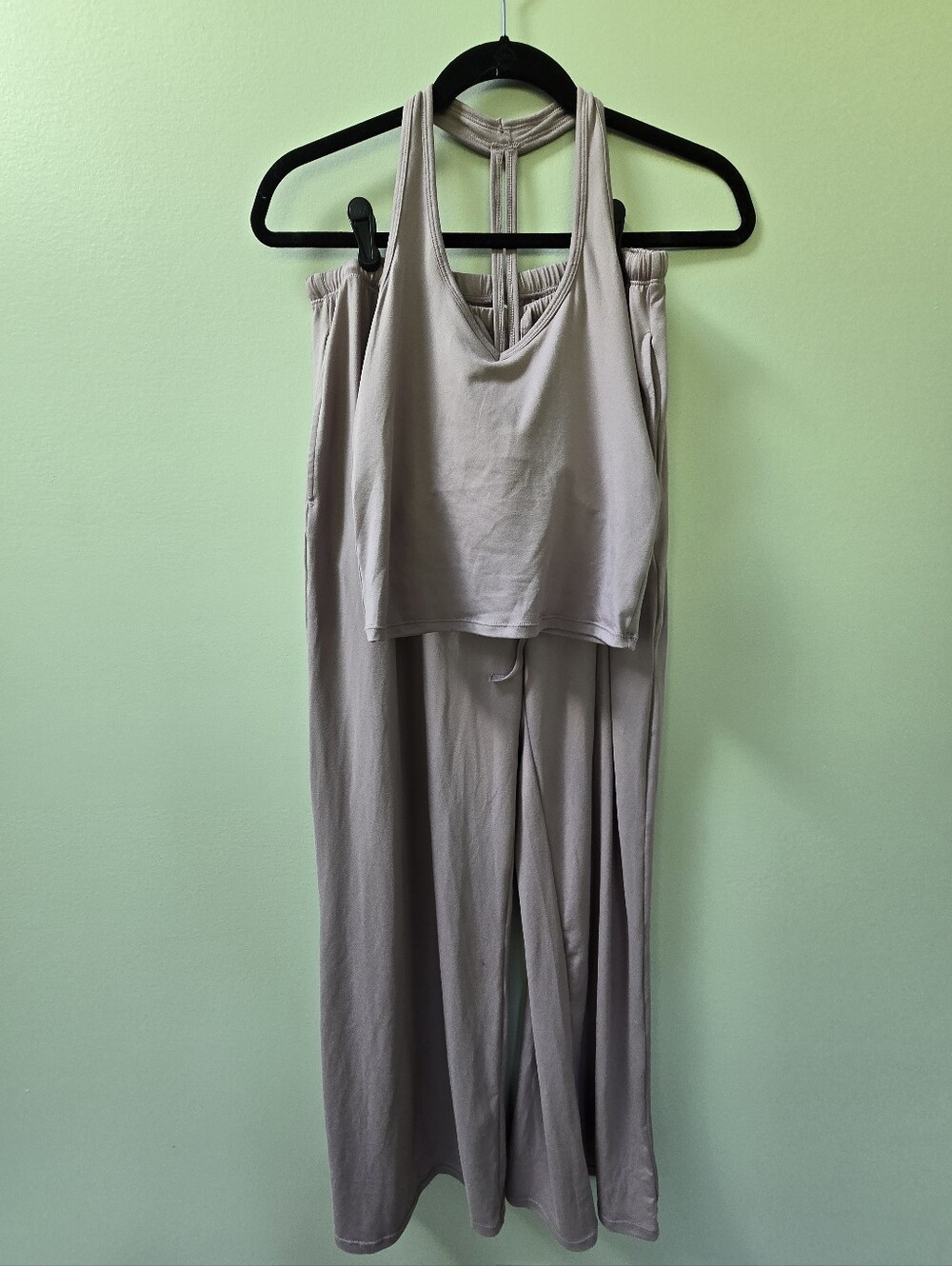 Sleeveless Wide-Leg Loungewear set in Lavender